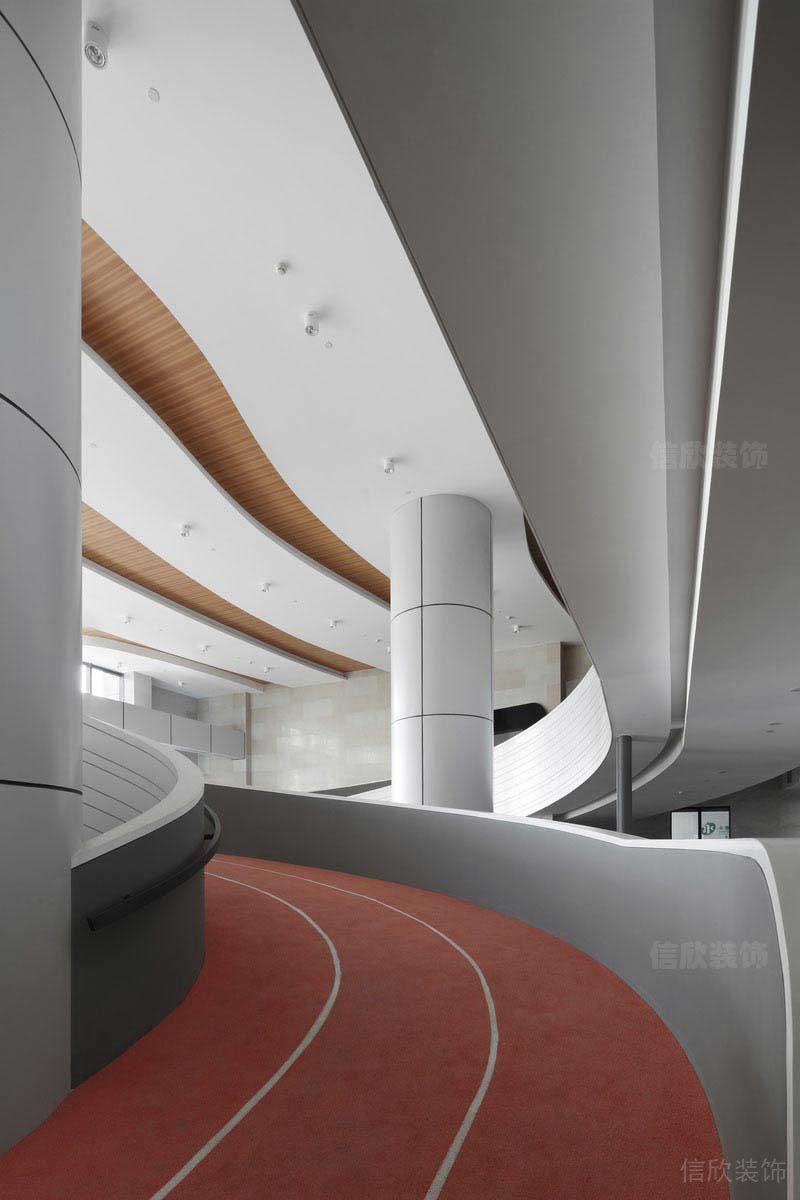 辦公室現(xiàn)代簡約風(fēng)旋轉(zhuǎn)式樓梯效果圖