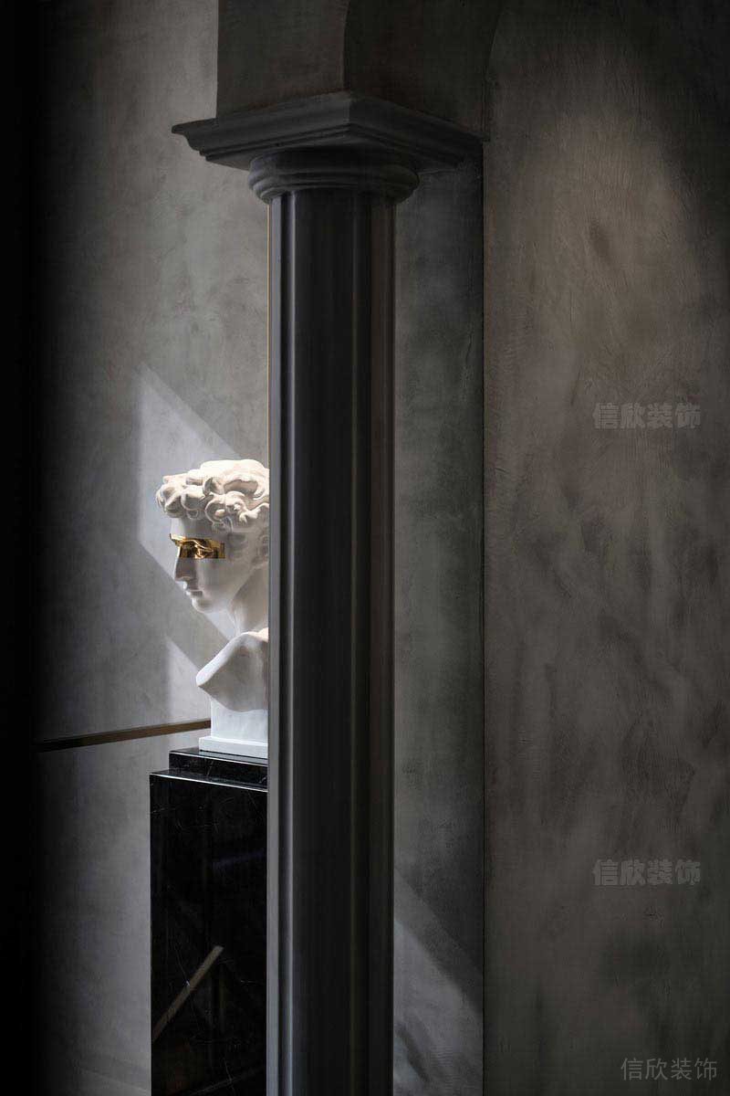 辦公室現(xiàn)代輕奢風客藝術擺件效果圖