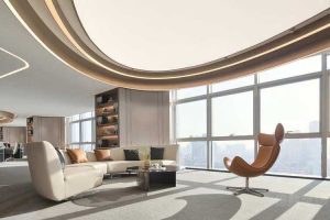 辦公室現(xiàn)代輕奢風(fēng)休息區(qū)效果圖 (2)