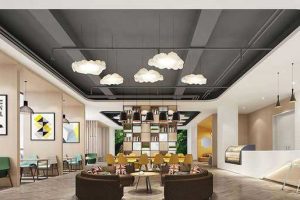 北歐工業(yè)風餐飲空間公共區(qū)