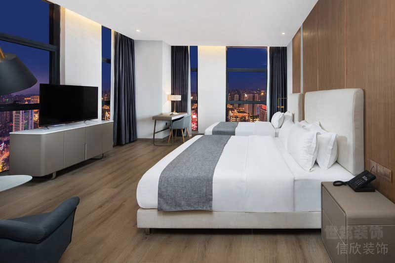 北歐現(xiàn)代風(fēng)格酒店空間雙人房