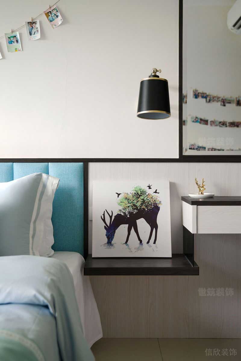 北歐現(xiàn)代風(fēng)格家庭臥室定制床頭柜