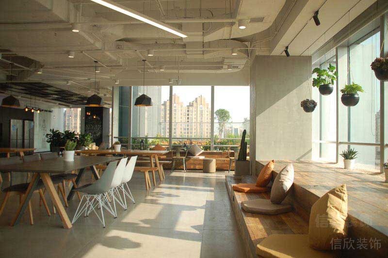 北歐原木風辦公室休閑區(qū)