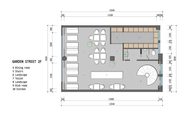 餐廳現(xiàn)代風(fēng)設(shè)計(jì)圖(1)
