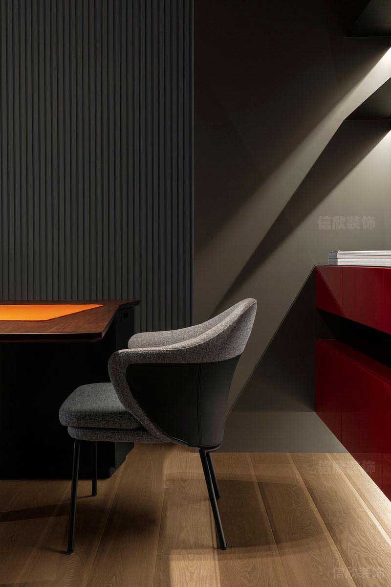 餐廳現(xiàn)代風硬包背景墻效果圖