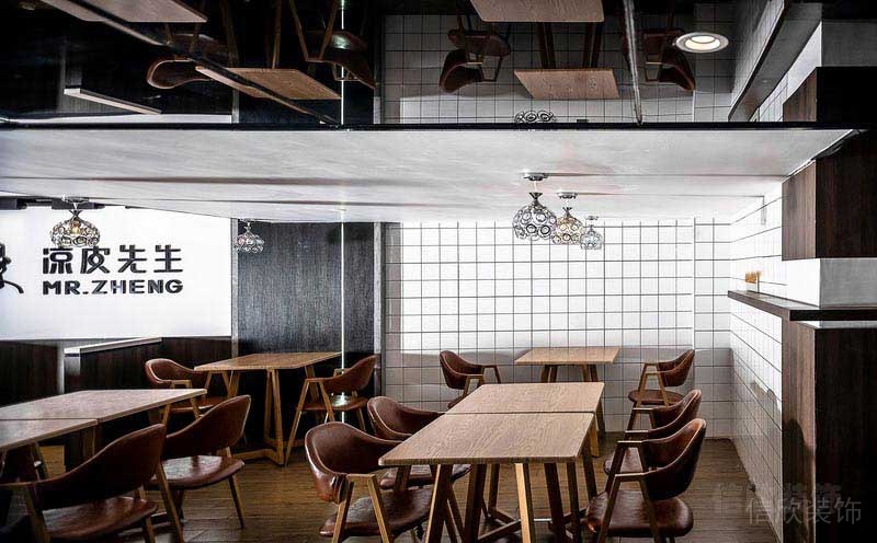 餐廳現(xiàn)代風用餐區(qū)效果圖(2)