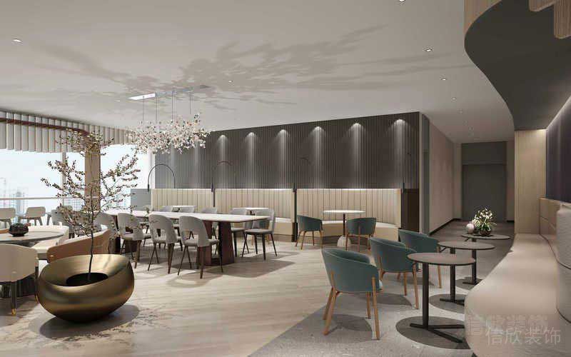 餐廳現(xiàn)代風(fēng)用餐區(qū)效果圖(4)
