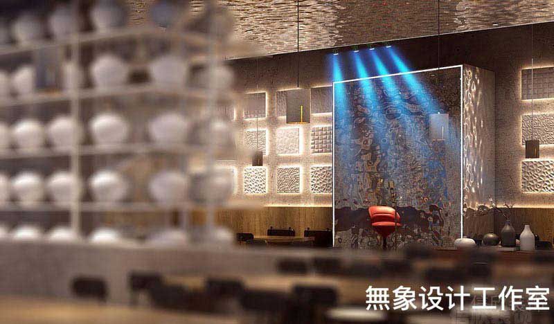 餐廳現(xiàn)代風(fēng)裝飾墻效果圖