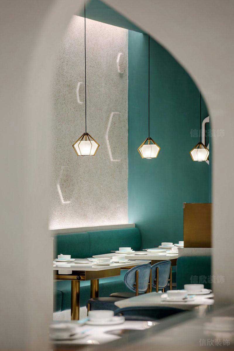 餐廳現(xiàn)代輕奢風包間效果圖