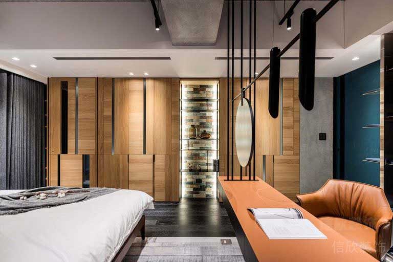 二手房改造北歐風(fēng)臥室效果圖(1)