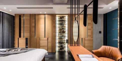 二手房改造工業(yè)風(fēng)臥室效果圖