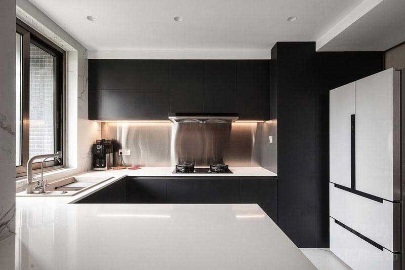 二手房改造現(xiàn)代簡(jiǎn)約風(fēng)廚房效果圖 (2)