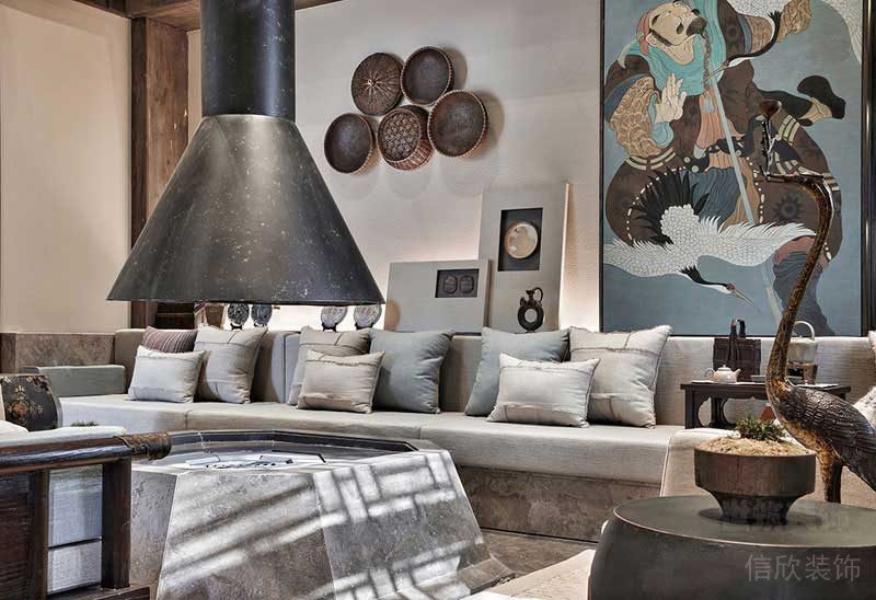 工業(yè)復(fù)古風(fēng)家居空間客廳