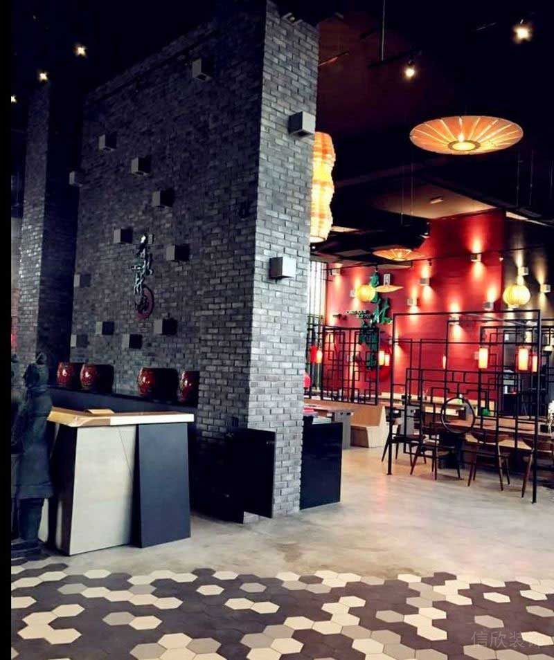 工業(yè)混搭風餐飲空間實景圖