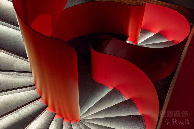 后現(xiàn)代風格辦公室樓梯空間