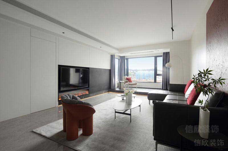 后現(xiàn)代極簡家居客廳