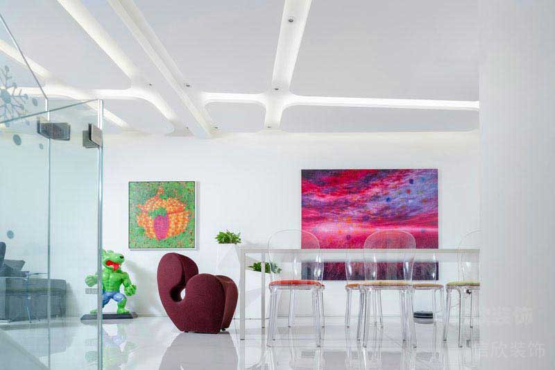 后現(xiàn)代簡約風家居休閑區(qū)