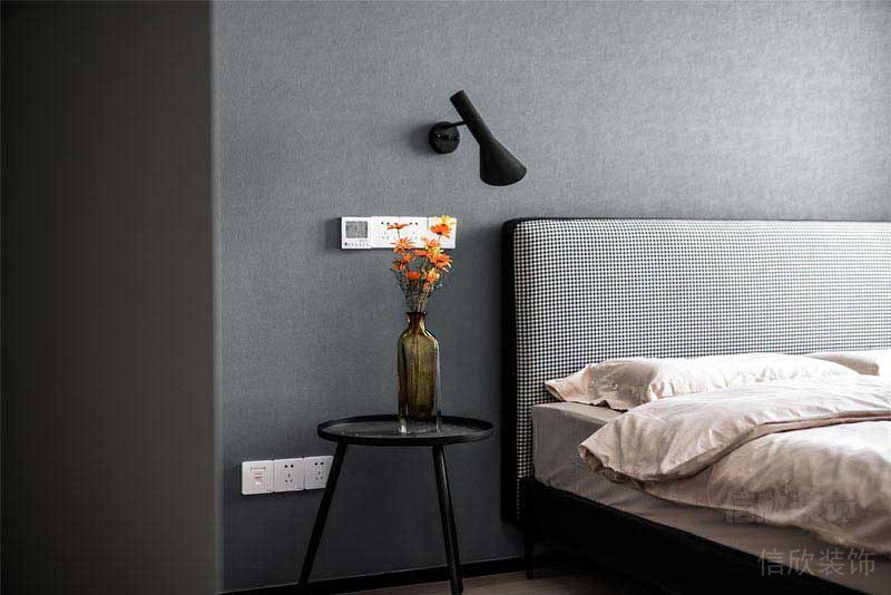 極簡(jiǎn)風(fēng)格家居臥室睡床