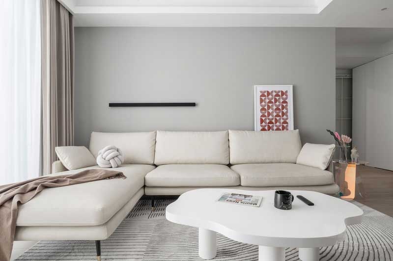 極簡(jiǎn)風(fēng)格家居樣板間客廳