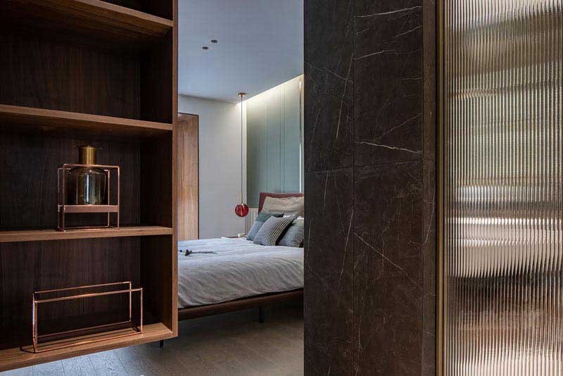 極簡原木風(fēng)家居臥室