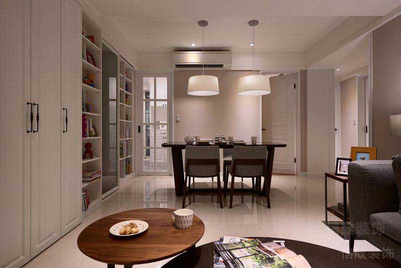 簡歐風(fēng)格家居空間餐桌