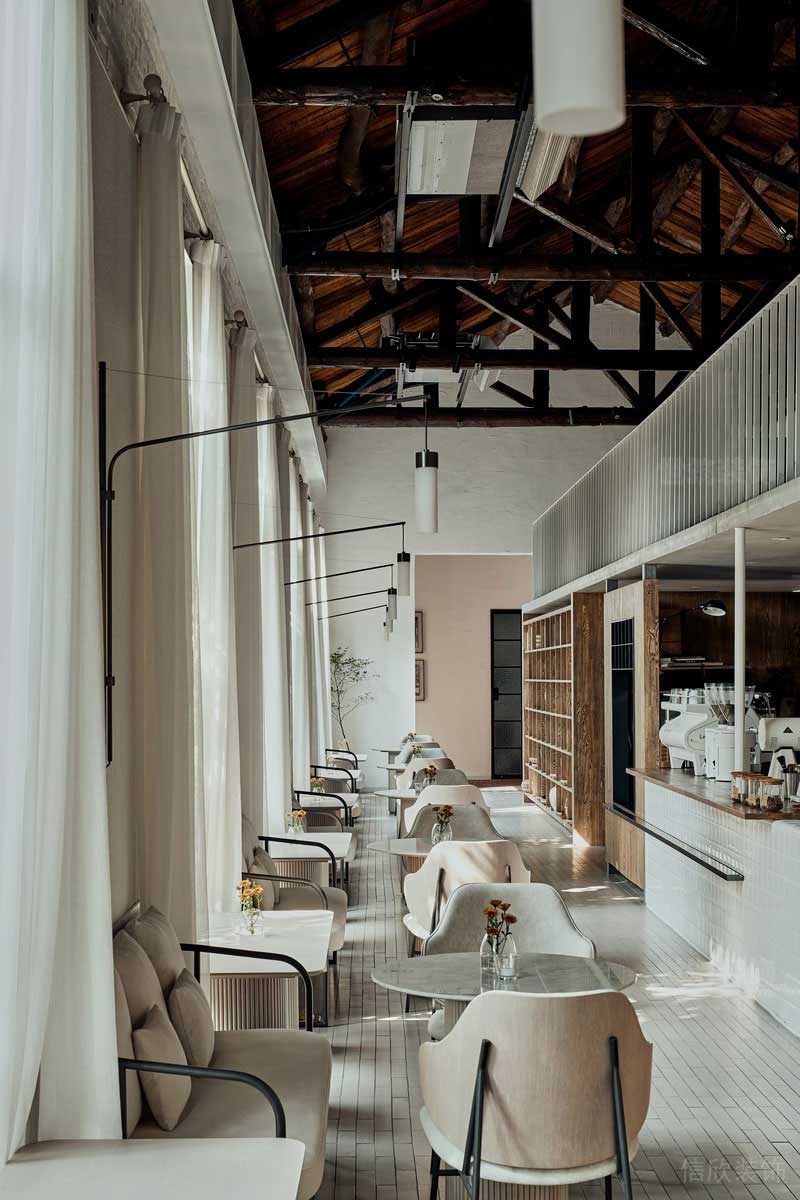 簡約風(fēng)茶飲空間公共區(qū)