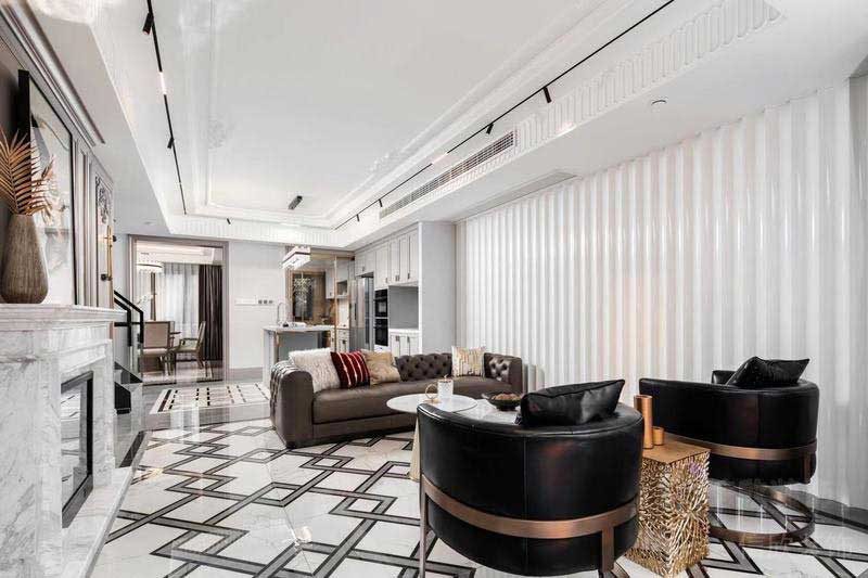 美式輕奢風(fēng)別墅休閑區(qū)