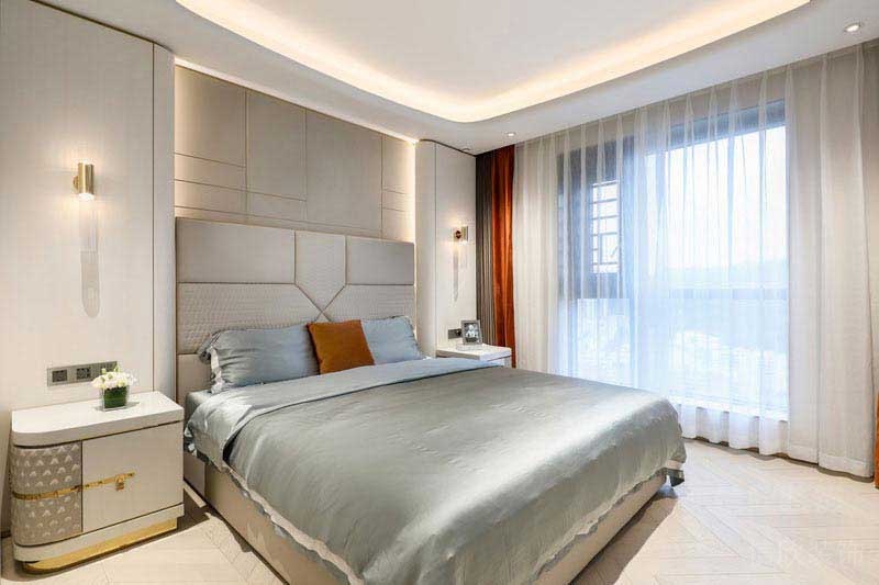 輕奢風(fēng)格別墅次臥