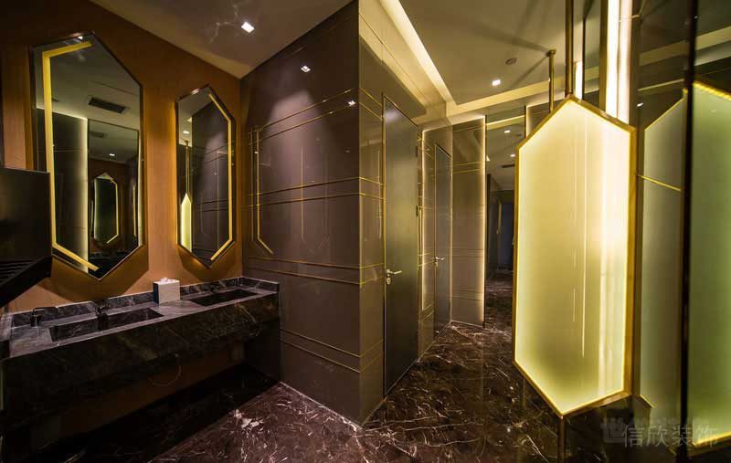 輕奢風格餐飲空間衛(wèi)生間