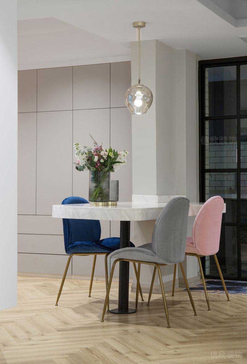 輕奢風(fēng)格大理餐臺(tái)