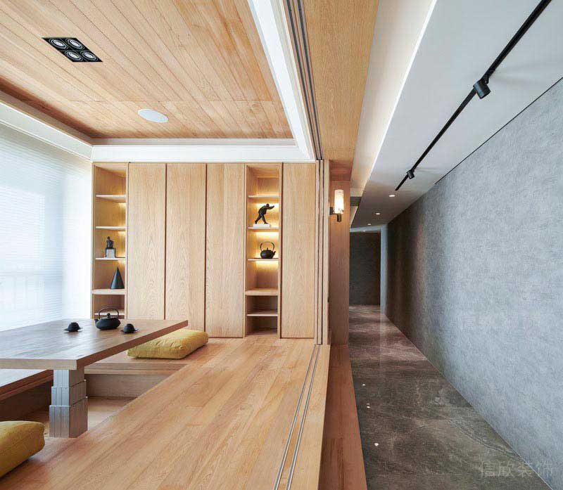 日式風(fēng)格辦公空間榻榻米洽談區(qū)