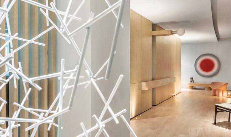 日式風(fēng)格餐飲空間過(guò)道景觀