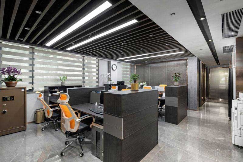 現代辦公空間工作區(qū)