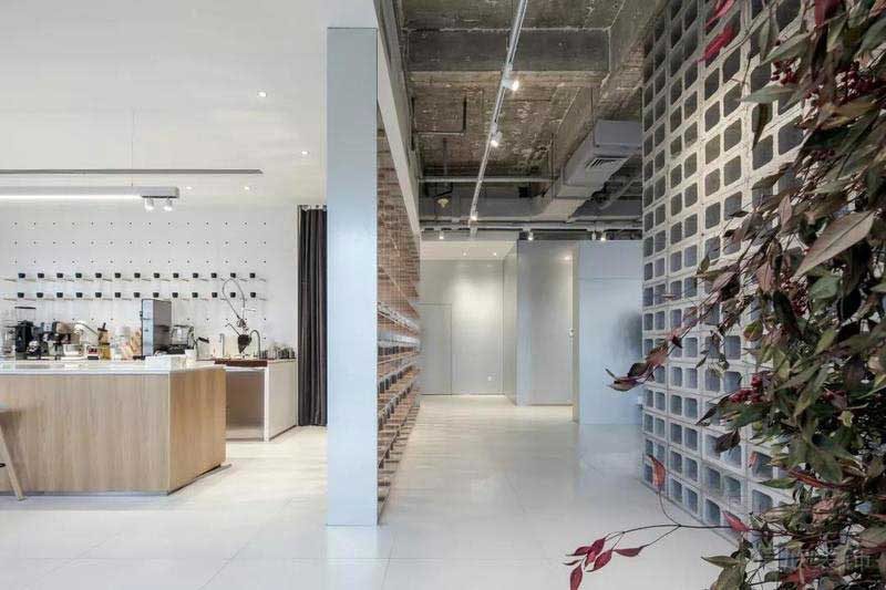 現(xiàn)代北歐風格辦公空間過道