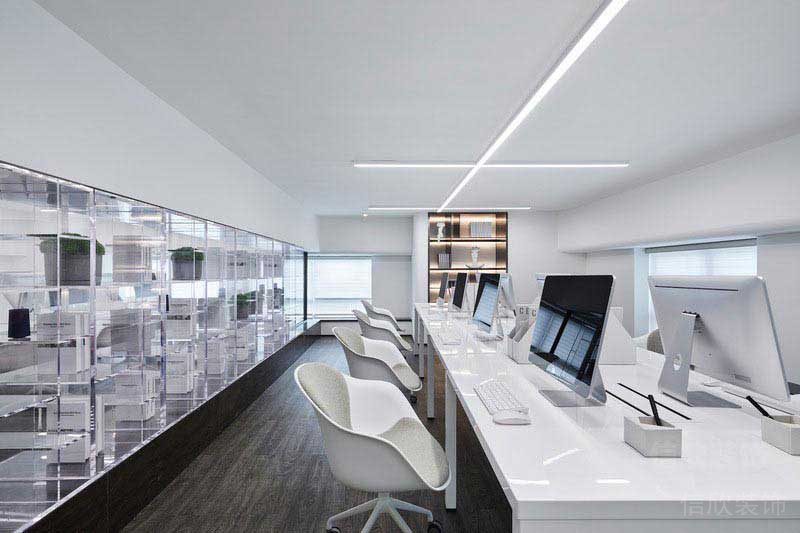 現(xiàn)代純色風辦公室管理層辦公區(qū)