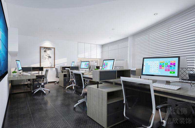 現(xiàn)代風格辦公空間工作區(qū)