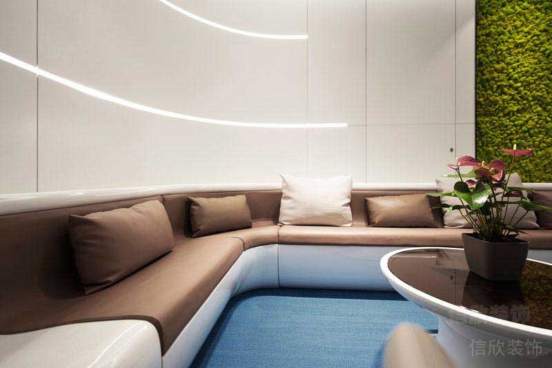 現(xiàn)代風格辦公空間開放式會客區(qū)