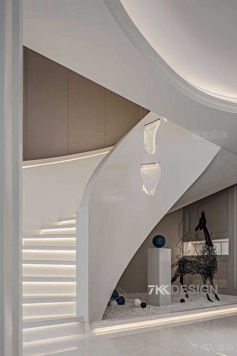 現(xiàn)代風格辦公空間藝術樓梯