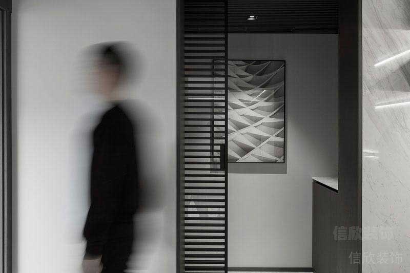 現(xiàn)代風格辦公空間走道