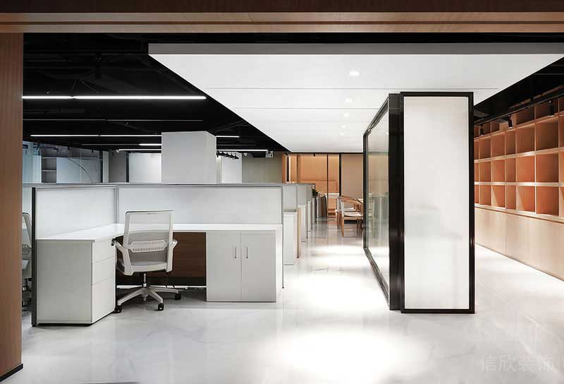 現(xiàn)代風格辦公室辦公區(qū)陳設(shè)