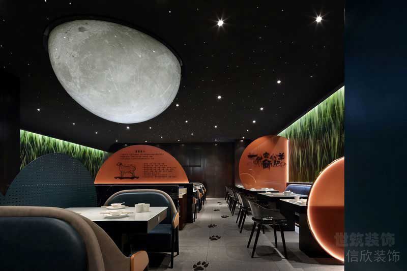 現(xiàn)代風(fēng)格餐廳主題用餐區(qū)