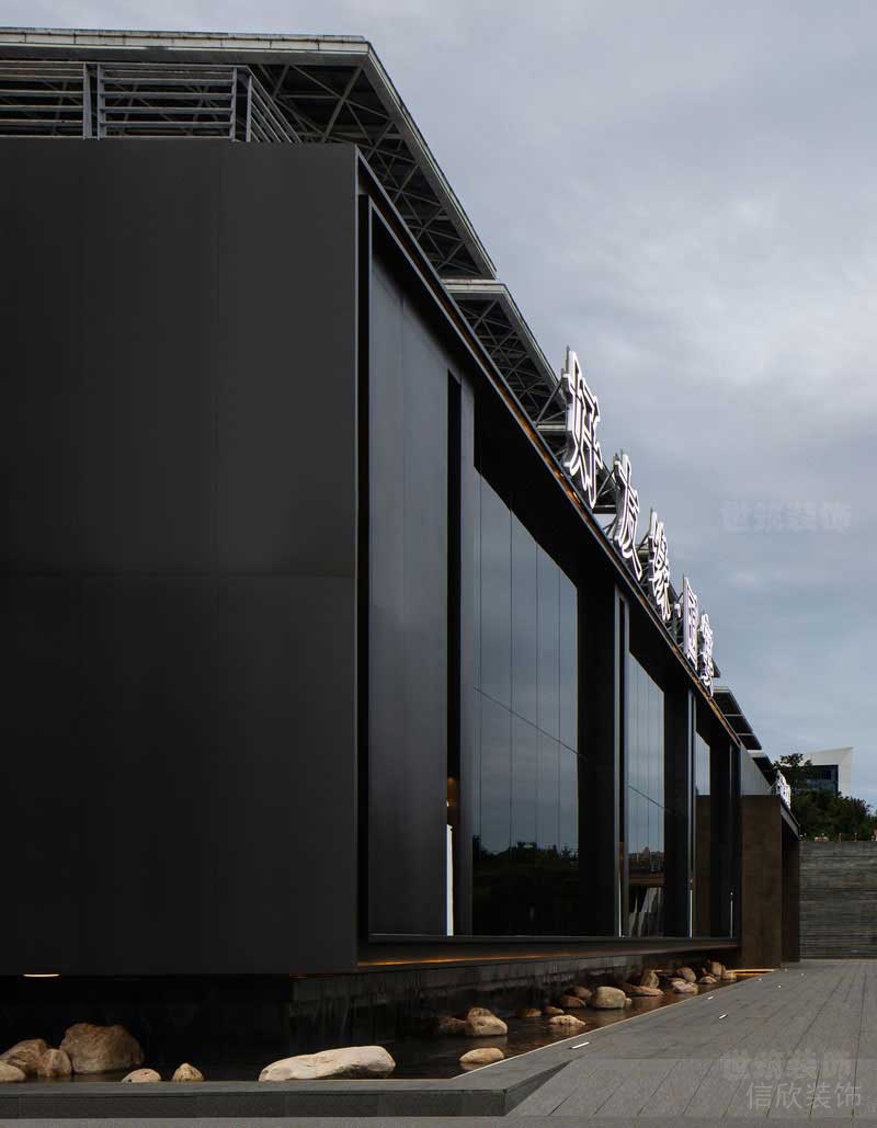 現(xiàn)代風(fēng)格餐飲酒店空間外觀實(shí)景圖