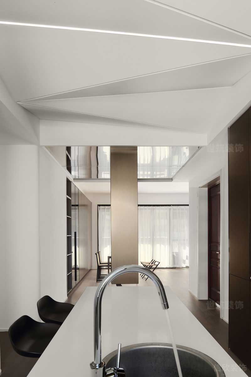 現(xiàn)代風(fēng)格公寓水吧區(qū)