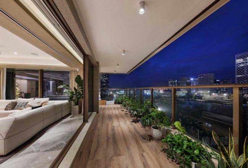 現(xiàn)代風(fēng)格豪華家居大平層陽臺