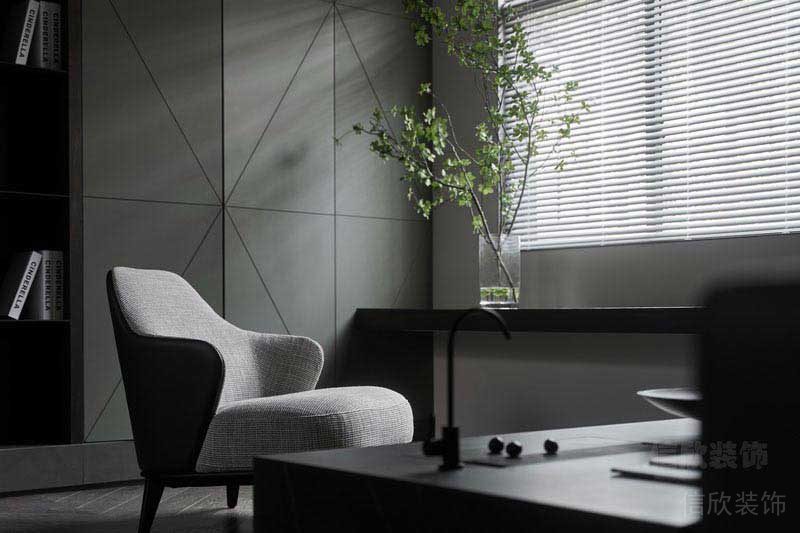 現(xiàn)代風格家居空間閱覽區(qū)