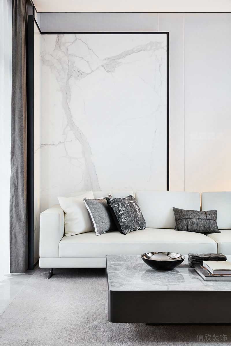 現(xiàn)代風格家居客廳沙發(fā)茶幾