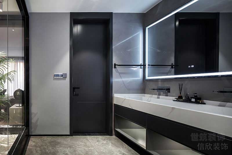 現(xiàn)代風(fēng)格家居洗手間實(shí)景圖