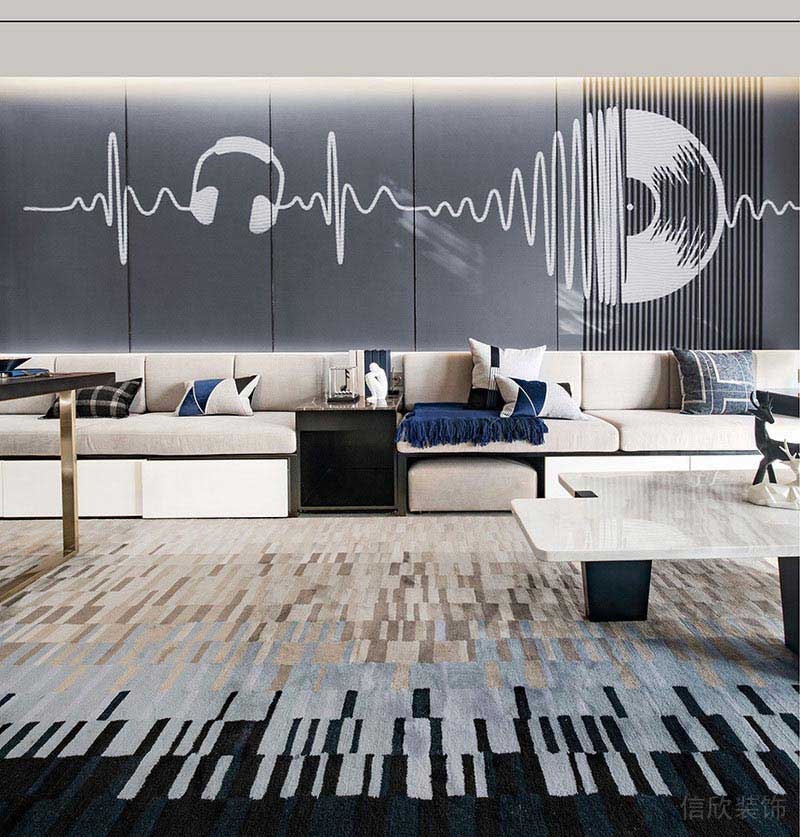 現(xiàn)代風(fēng)格客廳定制背景設(shè)計圖