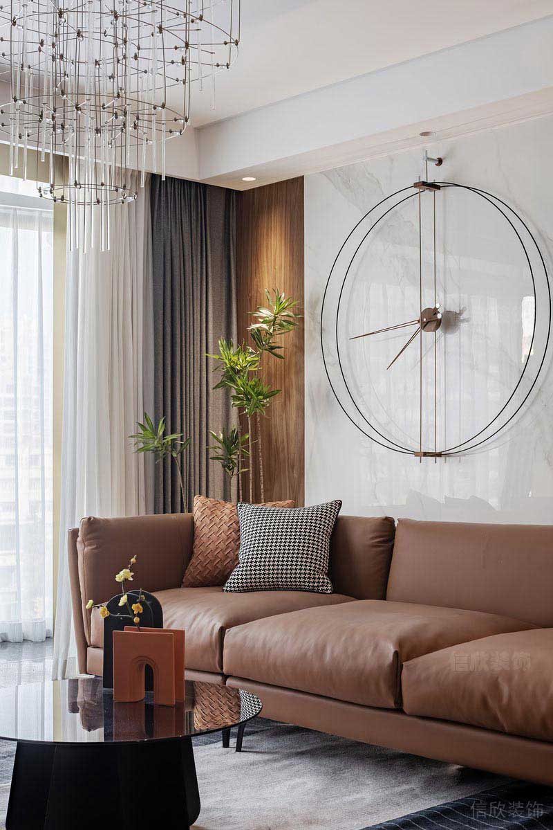 現(xiàn)代風(fēng)格棕色家具搭配設(shè)計(jì)圖