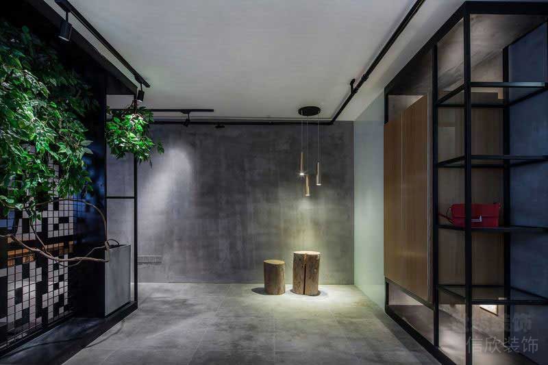 現(xiàn)代工業(yè)風(fēng)辦公空間置物層架